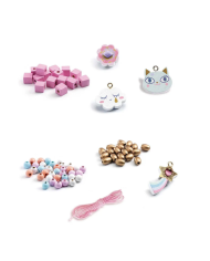 DJECO - Perles en bois - Différents motifs