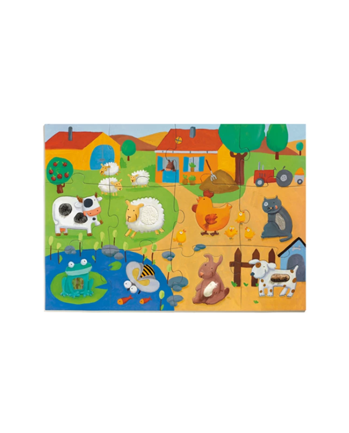 DJECO - Puzzle géant Tactilo Ferme