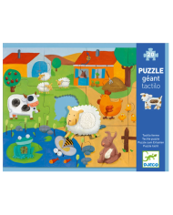 DJECO - Puzzle géant Tactilo Ferme