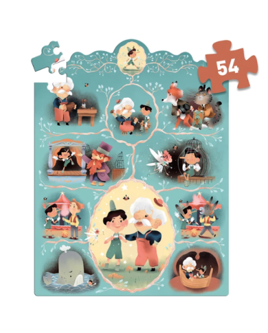 DJECO - Puzzle d'histoires - Contes de fées