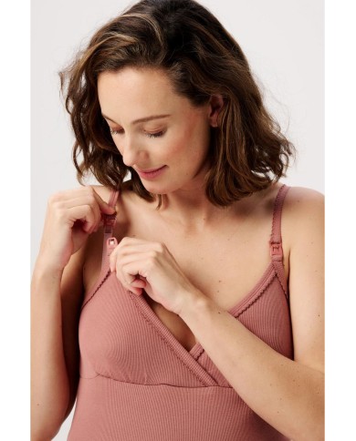 NOPPIES - Top de pyjama d'allaitement - MAJA - Burlwood