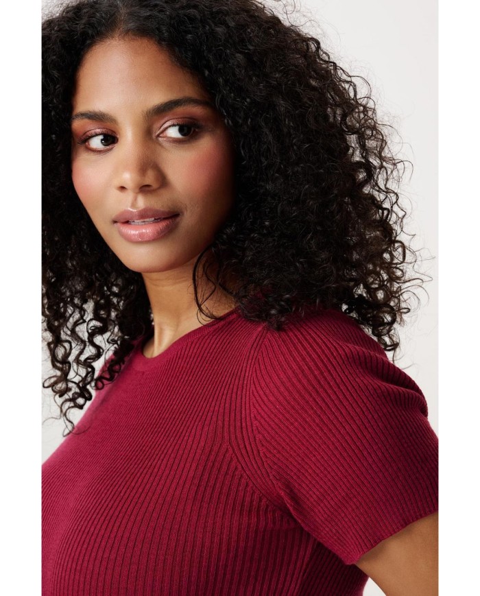 NOPPIES - T-shirt de grossesse et allaitement - Tibetan Red