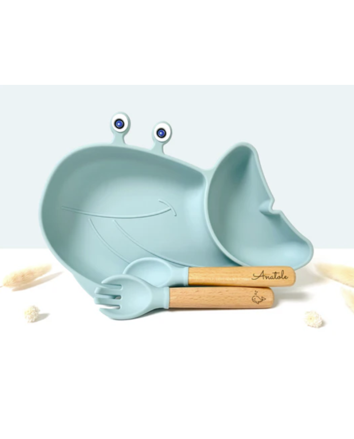 LES PETITS CITRONS – Set repas bébé – Solène l’assiette baleine