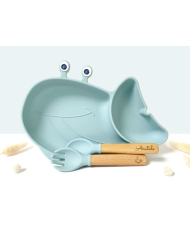 LES PETITS CITRONS – Set repas bébé – Solène l’assiette baleine