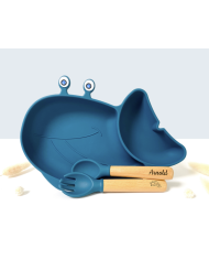 LES PETITS CITRONS – Set repas bébé – Solène l’assiette baleine