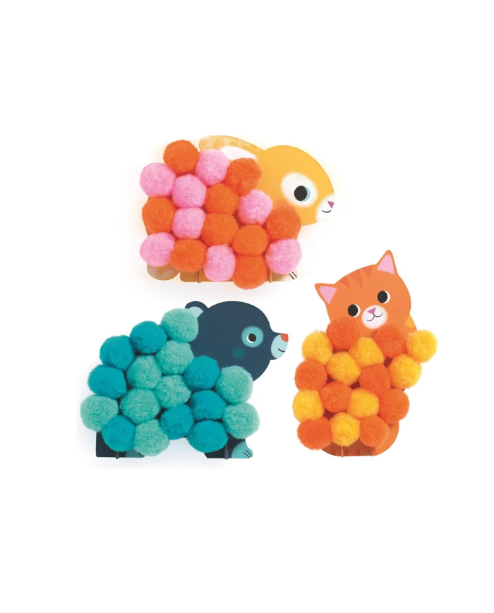 DJECO - Activité créative - Collage de pompoms