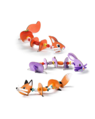 DJECO - Enfilage fil chenille - Animaux mignons