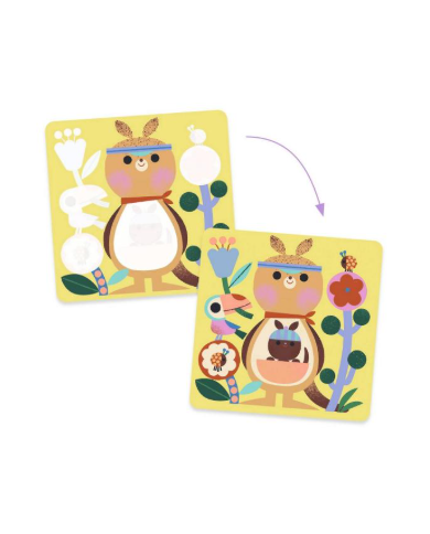 DJECO - Coloriages magiques à l'eau - Mamans et bébés du monde