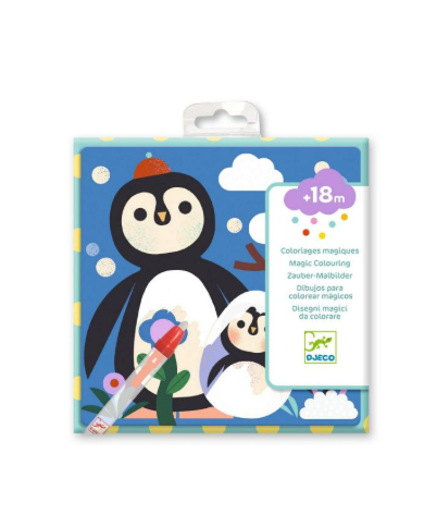 DJECO - Coloriages magiques à l'eau - Mamans et bébés du monde
