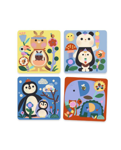 DJECO - Coloriages magiques à l'eau - Mamans et bébés du monde