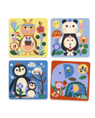 DJECO - Coloriages magiques à l'eau - Mamans et bébés du monde