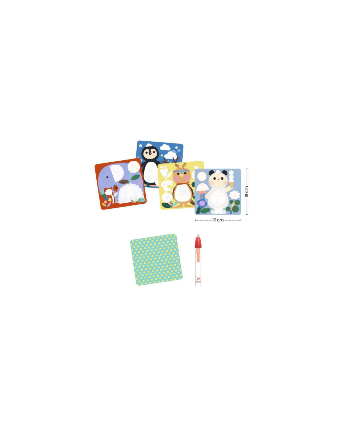 DJECO - Coloriages magiques à l'eau - Mamans et bébés du monde