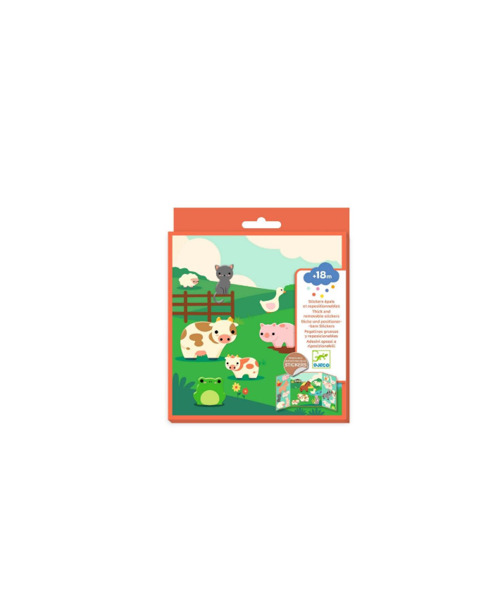 DJECO - Stickers épais et repositionnables - La Ferme