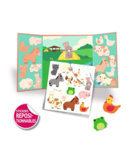 DJECO - Stickers épais et repositionnables - La Ferme