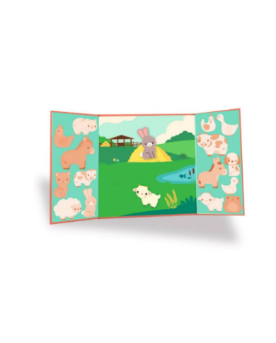 DJECO - Stickers épais et repositionnables - La Ferme