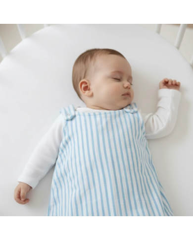 JOLI NOUS - Gigoteuse ligne bleu ciel réversible