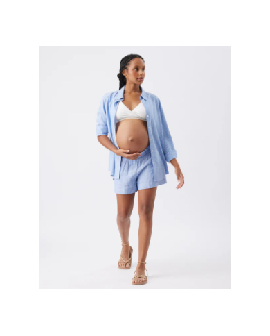 RIPE - Chemise rayée grossesse et allaitement - ABBY