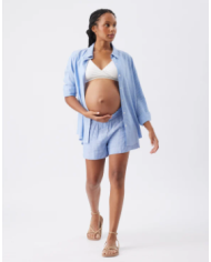 RIPE - Chemise rayée grossesse et allaitement - ABBY