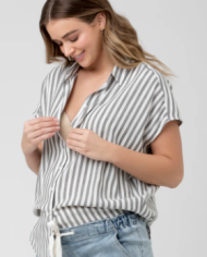RIPE - Chemise rayée grossesse et allaitement - ADA