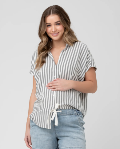 RIPE - Chemise rayée grossesse et allaitement - ADA