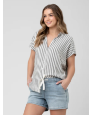 RIPE - Chemise rayée grossesse et allaitement - ADA