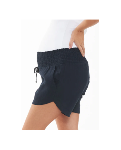 RIPE - Short de grossesse en lin - INDI Navy