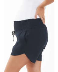 RIPE - Short de grossesse en lin - INDI Navy