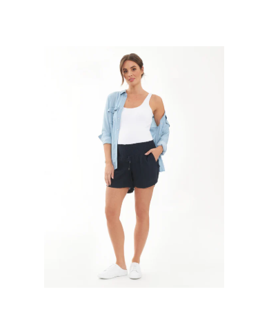 RIPE - Short de grossesse en lin - INDI Navy