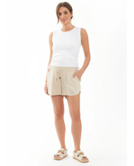 RIPE - Short de grossesse en lin - INDI Navy