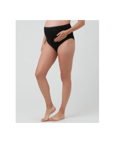 RIPE - Culotte de grossesse en coton biologique - NOIR