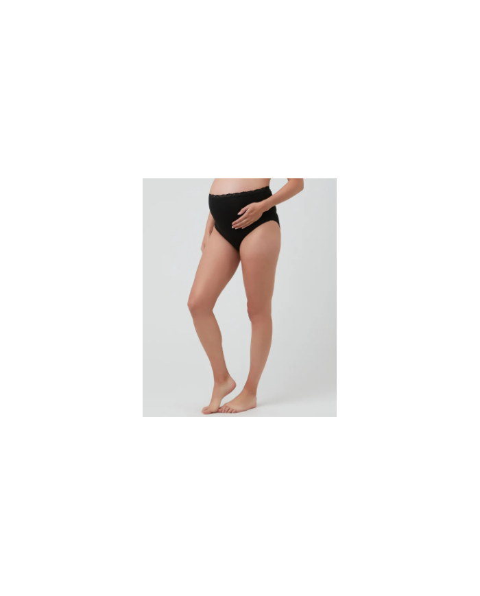 RIPE - Culotte de grossesse en coton biologique - NOIR