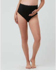 RIPE - Culotte de grossesse en coton biologique - NOIR