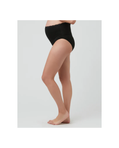 RIPE - Culotte de grossesse en coton biologique - NOIR