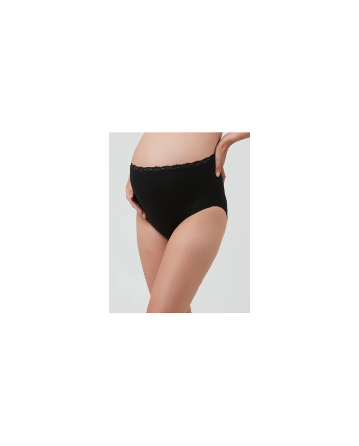 RIPE - Culotte de grossesse en coton biologique - NOIR
