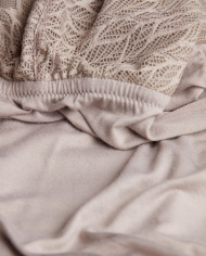 CACHE COEUR - Nuisette de grossesse et allaitement Taupe - BLISS