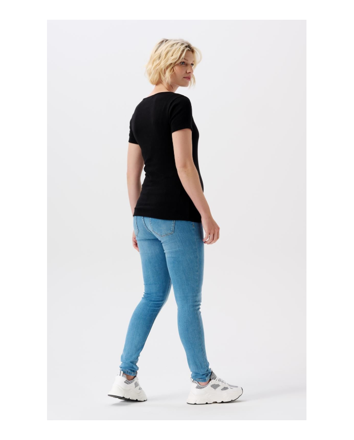 NOPPIES - T-shirt grossesse et allaitement - SANSON - Noir