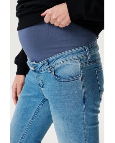 NOPPIES - Jeans de grossesse Mom Fit - AZUA - Vintage blue