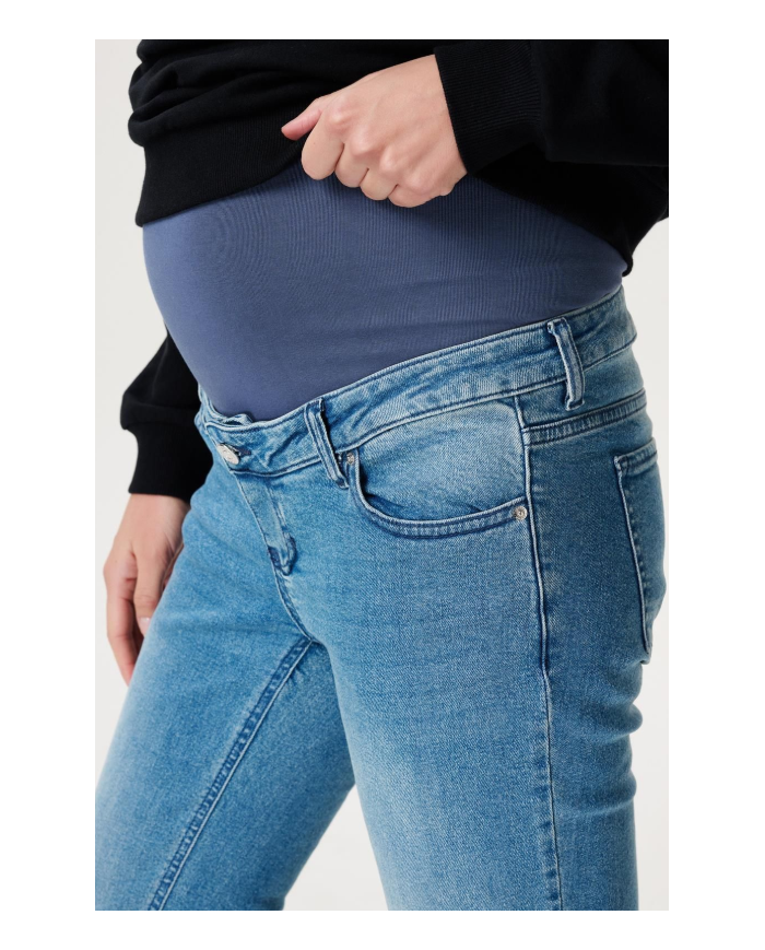 NOPPIES - Jeans de grossesse Mom Fit - AZUA - Vintage blue