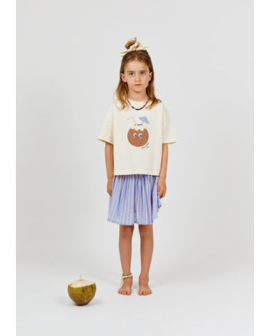 ARSENE ET LES PIPELETTES - T-shirt bébé et enfant Noix De Coco – Écru