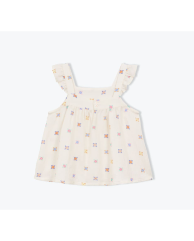 ARSENE ET LES PIPELETTES - Top bretelles Flores – Imprimé fleurs