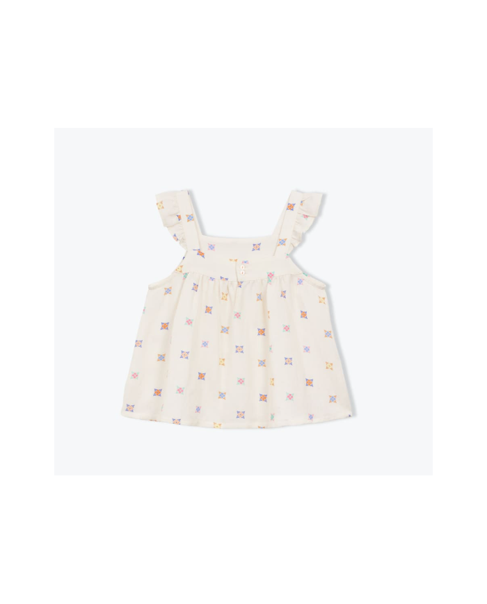 ARSENE ET LES PIPELETTES - Top bretelles Flores – Imprimé fleurs