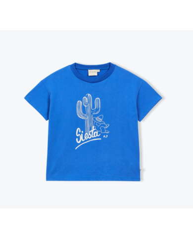 ARSENE ET LES PIPELETTES - T-shirt enfant Siesta – Cobalt
