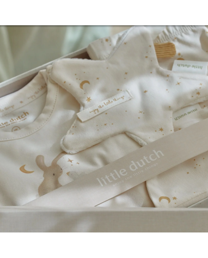 LITTLE DUTCH - Coffret cadeau vêtements de naissance – Newborn Naturals
