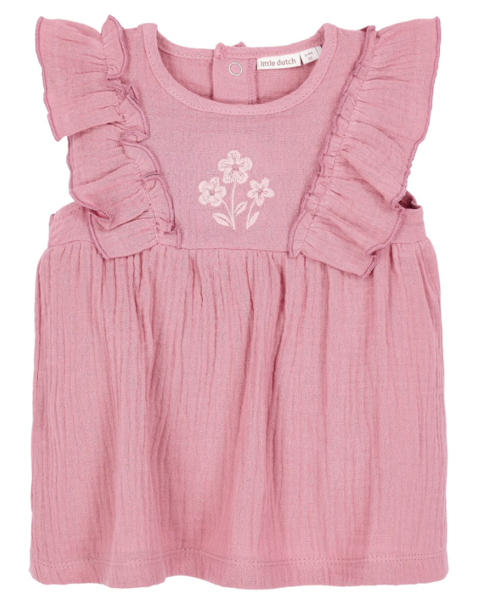 LITTLE DUTCH – Robe sans manches – Rose