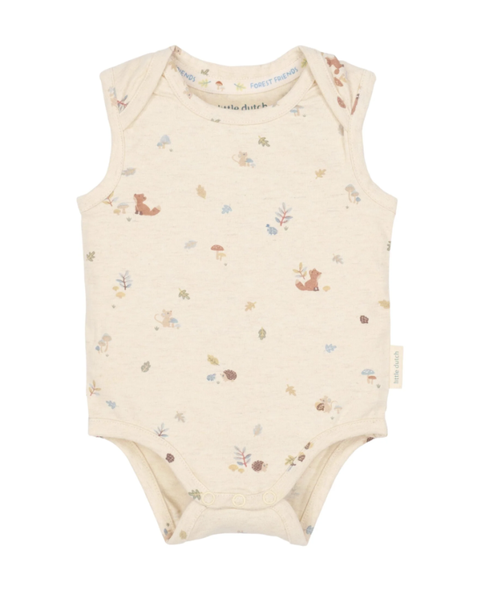 LITTLE DUTCH – Body sans manche – Forest Friends