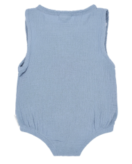 LITTLE DUTCH – Body sans manche en mousseline de coton bio