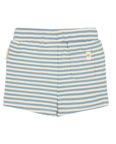 LITTLE DUTCH – Ensemble bébé – T-shirt Hérisson & short rayé bleu