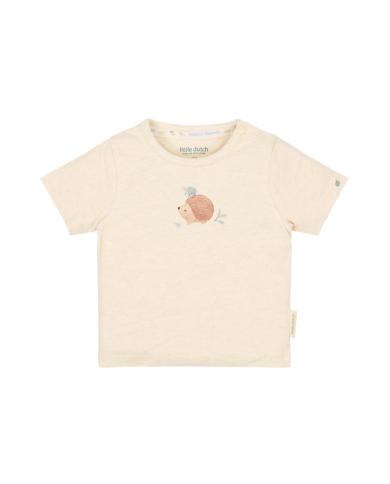 LITTLE DUTCH – Ensemble bébé – T-shirt Hérisson & short rayé bleu