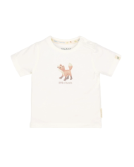 LITTLE DUTCH – Ensemble bébé – T-shirt Renard & short en mousseline bleu