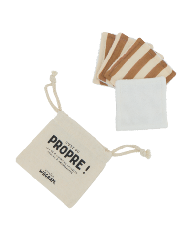 ATELIER WAGRAM - Lot de 4 lingettes lavables